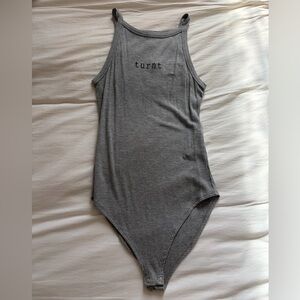 Forever 21 Grey Bodysuit